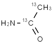 AcetaMide-13C2 Struktur