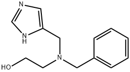 2-(((1H-IMidazol-4-yl)Methyl)(benzyl)aMino)ethanol 化学構造式