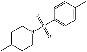 4-甲基-1-甲苯磺酰哌啶 结构式