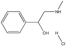 alpha-((MethylaMino)Methyl)benzeneMethanol hydrochloride Structure