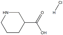 Piperidine-3-carboxylic acid hydrochloride Structure