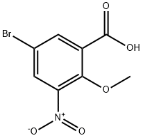60541-89-1 5-溴-2-甲氧基-3-硝基苯甲酸