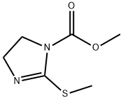 4,5-Dihydro-2-(Methylthio)-1H-iMidazole-1-carboxylic Acid Methyl Ester Structure