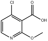 4-chloro-2-Methoxy-pyridine-3-carboxylic acid Structure