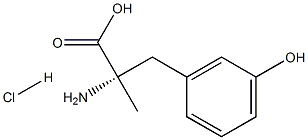 DL-ALPHA-METHYL-M-TYROSINE HYDROCHLORIDE Struktur