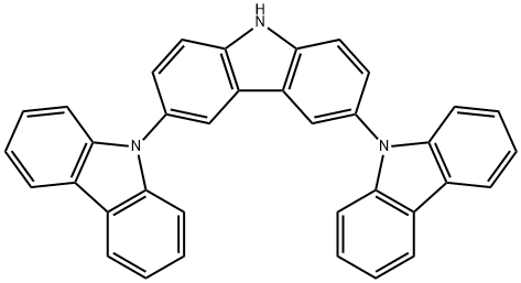 6-(9H-carbazol-9-yl)-9H-3,9'-bicarbazole Structure