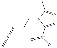 1-(2-azidoethyl)-2-Methyl-5-nitro-1H-iMidazole Struktur