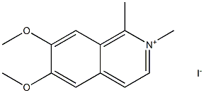 6,7-diMethoxy-1,2-diMethylisoquinoliniuM iodide|碘化6,7-二甲氧基-1,2-二甲基异喹啉鎓盐