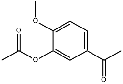 Ethanone, 1-[3-(acetyloxy)-4-Methoxyphenyl]- Struktur