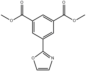 DiMethyl 5-(oxazol-2-yl)isophthalate Struktur