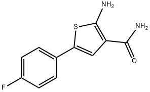 3-ThiophenecarboxaMide, 2-aMino-5-(4-fluorophenyl)- Struktur