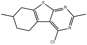4-Chloro-2,7-diMethyl-5,6,7,8-tetrahydrobenzo[b]thieno[2,3-d]pyriMidine, 96% price.