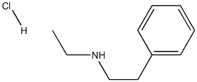 N-乙基苯乙胺盐酸盐, 61185-89-5, 结构式