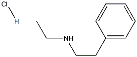 N-乙基苯乙胺盐酸盐 结构式