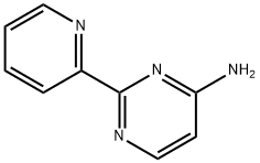 2-(ピリジン-2-イル)ピリミジン-4-アミン 化学構造式