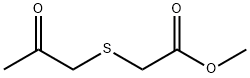 Acetic acid, 2-[(2-oxopropyl)thio]-, Methyl ester Struktur