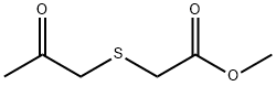 Acetic acid, 2-[(2-oxopropyl)thio]-, Methyl ester 结构式