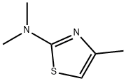 N,N,4-三甲基噻唑-2-胺 结构式