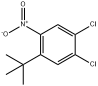 1,2-Dichloro-4-(1,1-diMethylethyl)-5-nitrobenzene Structure