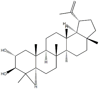 Lup-20(29)-ene-2α,3β-diol Structure