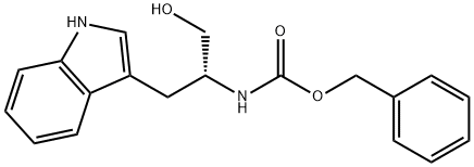N-alpha-Cbz-D-tryptophanol 化学構造式