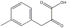 Benzenepropanoic acid, 3-Methyl-.alpha.-oxo- Structure