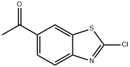 2-氯-6-乙酰基苯并噻唑 结构式