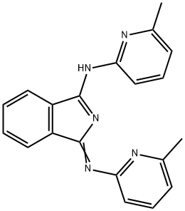 1,3-bis-((6-Methylpyridin-2-yl)iMino)isoindoline 结构式