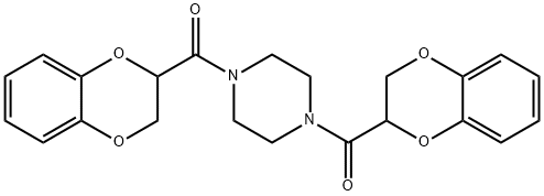 617677-53-9 ドキサゾシン関連化合物F (N,N'-ビス(1,4-ベンゾジオキサン-2-カルボニル)ピペラジン)