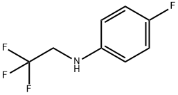 4-fluoro-N-(2,2,2-trifluoroethyl)aniline Structure
