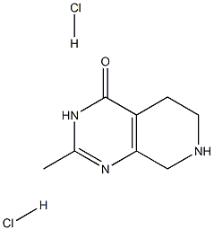 5,6,7,8-tetrahydro-2-Methyl-Pyrido[3,4-d]pyriMidin-4(3H)-one dihydrochloride Struktur