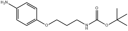 4-[3-(Boc-aMino)propyloxyl]aniline Struktur