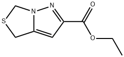 4,5-Dihydro-6-thia-1,7a-diaza-indene-2-carboxylic acid ethyl ester Struktur