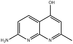 7-氨基-2-甲基-1,8-萘啶-4-醇 结构式