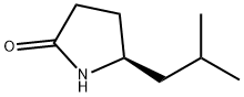 (5S)5-(2-Methylpropyl)-2-Pyrrolidinone Struktur