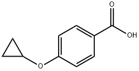 4-环丙氧基苯甲酸,62577-90-6,结构式