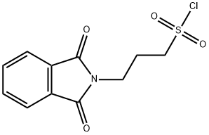 3-(1,3-ジオキソ-1,3-ジヒドロ-2H-イソインドール-2-イル)-1-プロパンスルホニルクロリド 化学構造式