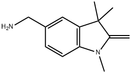 C-(1,3,3-triMethyl-2-Methylene-2,3-dihydro-indole-5-yl)-MethylaMine Structure