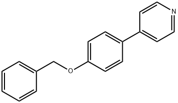 4-(4-(苄氧基)苯基)吡啶,627906-66-5,结构式