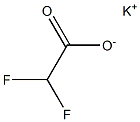 二氟乙酸钾,6291-26-5,结构式