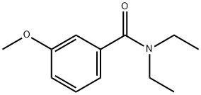 N,N-二乙基-3-甲氧基苯甲酰胺,62924-93-0,结构式