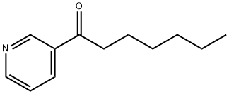 1-Pyridin-3-yl-heptan-1-one Structure