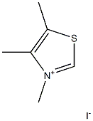 3,4,5-TriMethylthiazoliuM iodide Struktur