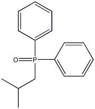 isobutyldiphenylphosphine oxide Structure