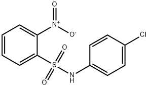 N-(4-chlorophenyl)-2-nitrobenzenesulfonamide Structure