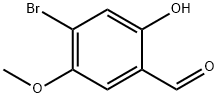 4-BroMo-2-hydroxy-5-Methoxybenzaldehyde Struktur
