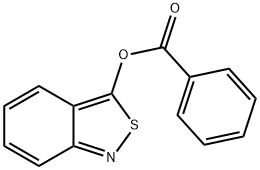 苯并[C]异噻唑-3-基苯甲酸酯 结构式