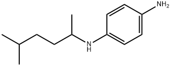 1,4-BenzenediaMine, N-(1,4-diMethylpentyl)- Struktur