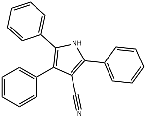 2,4,5-Triphenyl-1H-pyrrole-3-carbonitrile Struktur