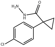 1-(4-Chlorophenyl)cyclopropanecarbohydrazide 结构式